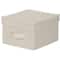Household Essentials Medium Canvas Storage Bin with Lid